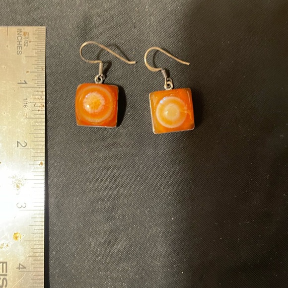 Agate earrings - Picture 2 of 2